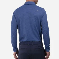 KJUS Polos-Men'S Ashton Polo L/S Clear Lake/Atlanta Blue