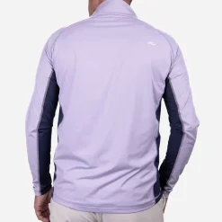 KJUS Midlayers & Sweaters-Men'S Curve Half-Zip Wisteria/Atlanta Blue