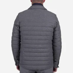 KJUS Jackets & Vests-Men'S Kensington Blazer Jacket Steel Grey/Deep Space