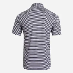 KJUS Polos-Men'S Lee Stripe Polo S/S White/Atlanta Blue