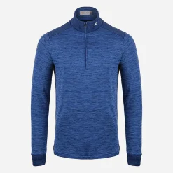 KJUS Midlayers & Sweaters-Men'S Liam Techwool Half-Zip Bright Blue