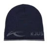 KJUS Accessories-Men'S Logo Knit Beanie Deep Space/Steel Grey