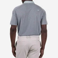 KJUS Polos-Men'S Luis Stripe Polo S/S Seaglass/Pewter