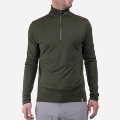 KJUS Midlayers & Sweaters-Men'S Nordiclite Midlayer Half-Zip Dark Olive