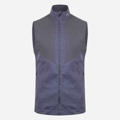 KJUS Jackets & Vests-Men'S Reflection Vest Atlanta Blue Melange/Steel Grey