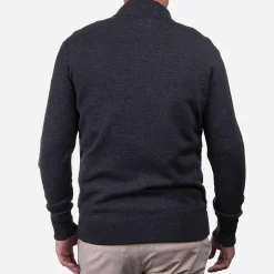 KJUS Jackets & Vests-Men'S Rhys Insulation Jacket Black/Steel Grey Melange