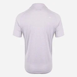 KJUS Polos-Men'S Soren Stripe Polo S/S White/Silver Fog Melange