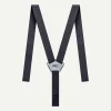 KJUS Accessories-Men'S Suspenders Short Black