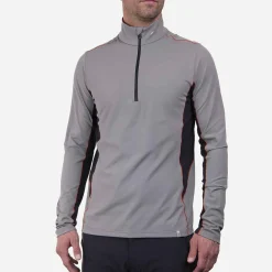 KJUS Midlayers & Sweaters-Men'S Taos Midlayer Half-Zip Pewter