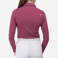 KJUS Polos & Shirts-Women'S Celin Polo L/S Red Plum