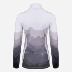 KJUS Midlayers & Sweaters-Women'S Motion Print Half-Zip White/Iron