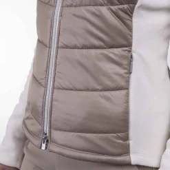 KJUS Jackets & Vests-Women'S Mundin Midlayer Jacket Almond/Ivory