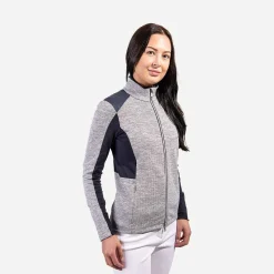 KJUS Midlayers & Sweaters-Women'S Radun Midlayer Jacket White Melange/Deep Space