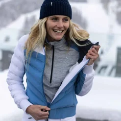 KJUS Midlayers & Sweaters-Women'S Radun Midlayer Jacket White Melange/Deep Space