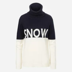 KJUS Midlayers & Sweaters-Women'S Snow Sweater Buttercream/Atlanta Blue